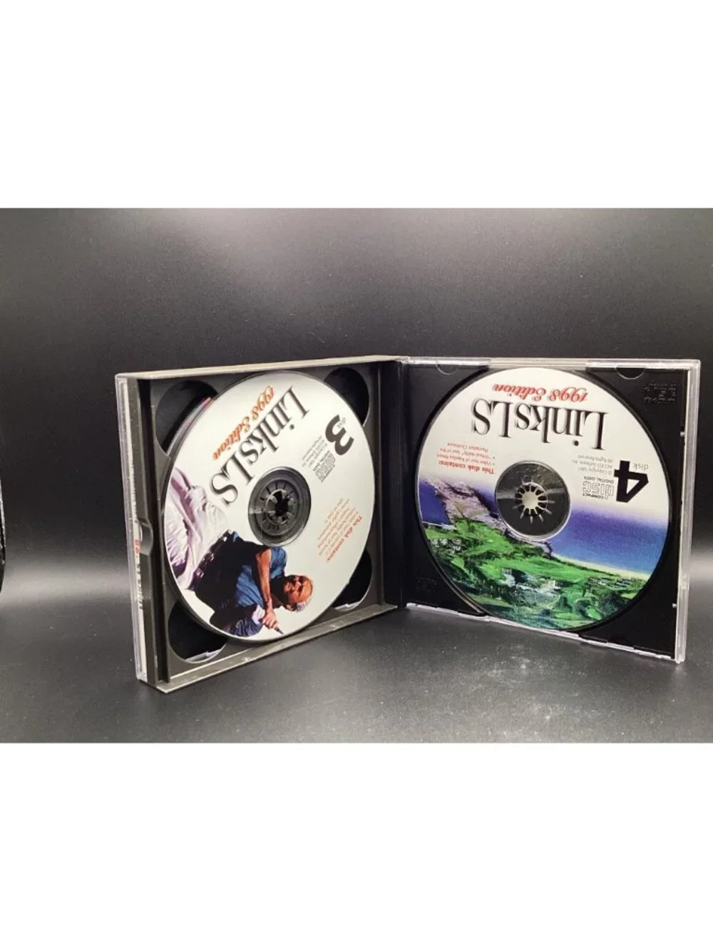 Links LS 1998 Edition Golf Computer PC Game 90s Vintage CD Rom USA Used OOP Rare